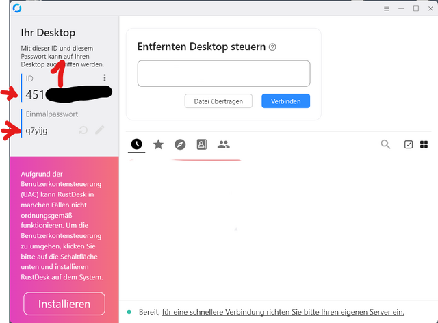 RustDeskStarten